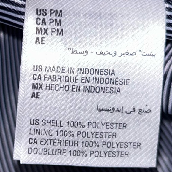 Charter Club Jacket Rain Coat Water Resistant Anorak Drawstring Waist Full Zip - Picture 8 of 9